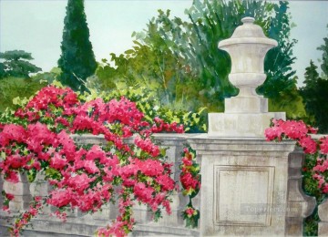 garden water color Oil Paintings